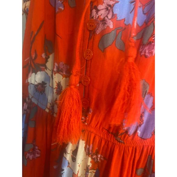 Band of Gypsies- Flowy Floral Maxi dress-size Small - Picture 6 of 7